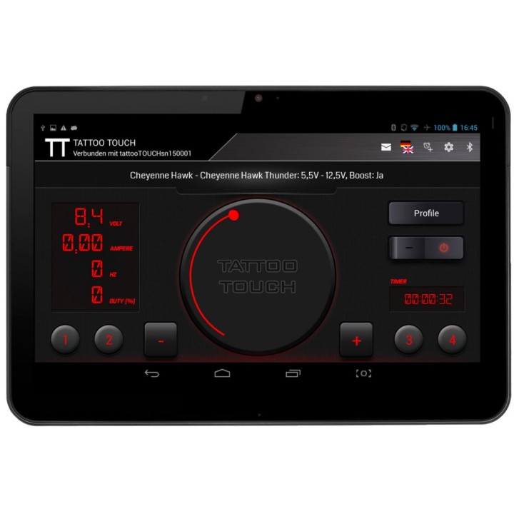TATTOO TOUCH PowerBox + tablet 7 inch