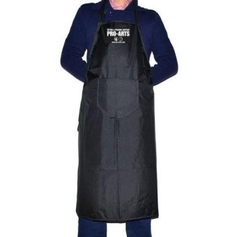 Delantal negro impermeable