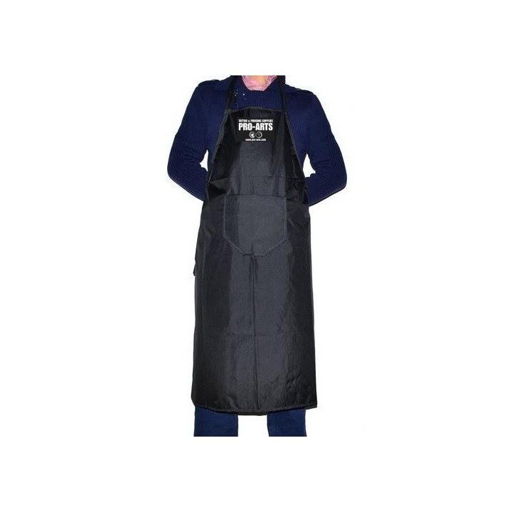 Delantal negro impermeable