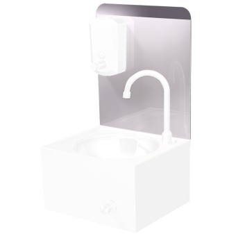 Peto postizo liso para acoplar a lavamanos XS