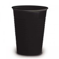 Bolsa de 100 Vasos de Plastico Negros de 180 ml