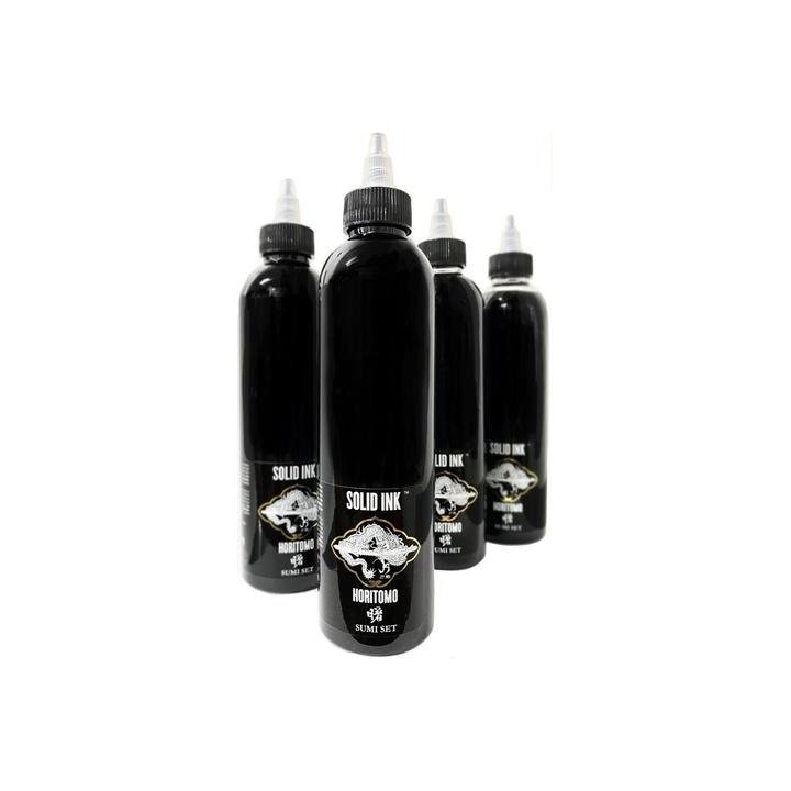 SET Horitomo Sumi: Black, Dark, Medium y Light.
