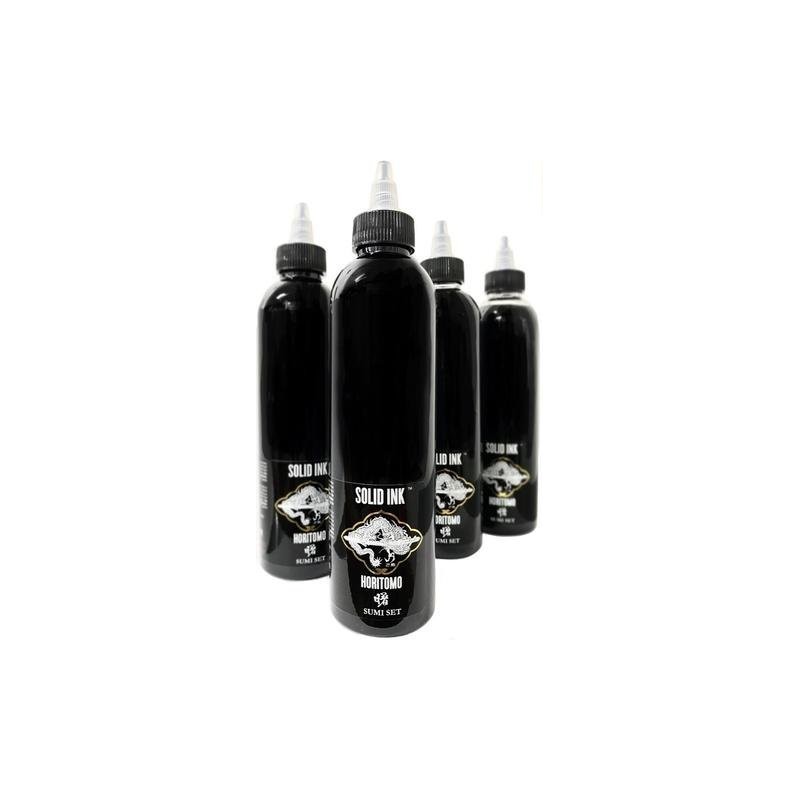 SET Horitomo Sumi: Black, Dark, Medium y Light.