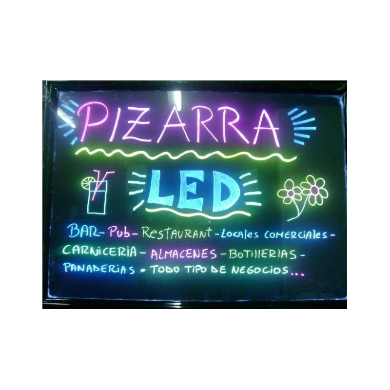 Pizarra led de pared 50 x 70