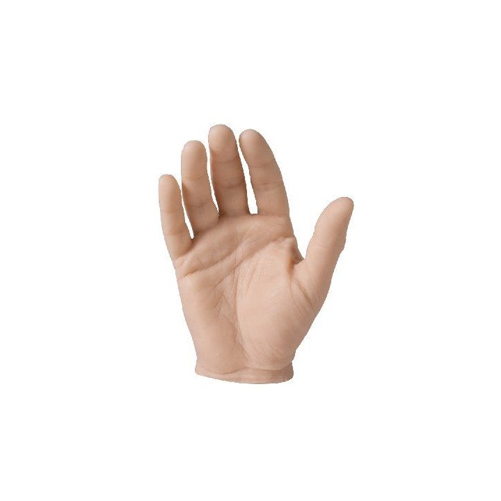 Mano sintética para practicar