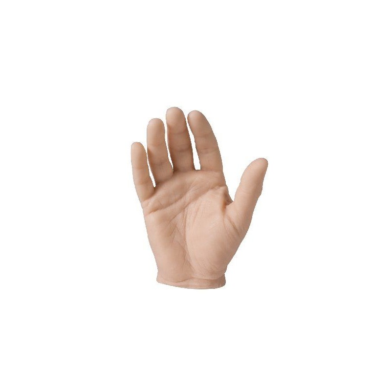 Mano sintética para practicar