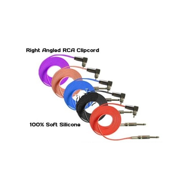 Clip Cord Silicona RCA 90º