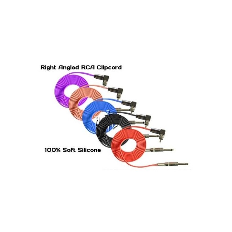 Clip Cord Silicona RCA 90º