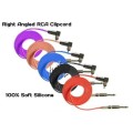 Clip Cord Silicona RCA 90º