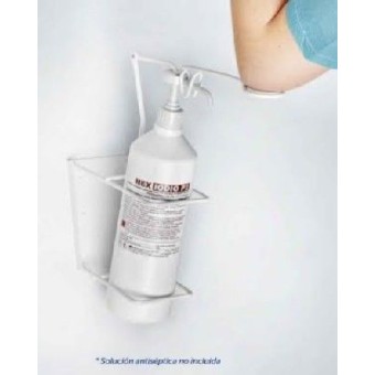 Dispensador de pared Aluminio blanco 500 ml