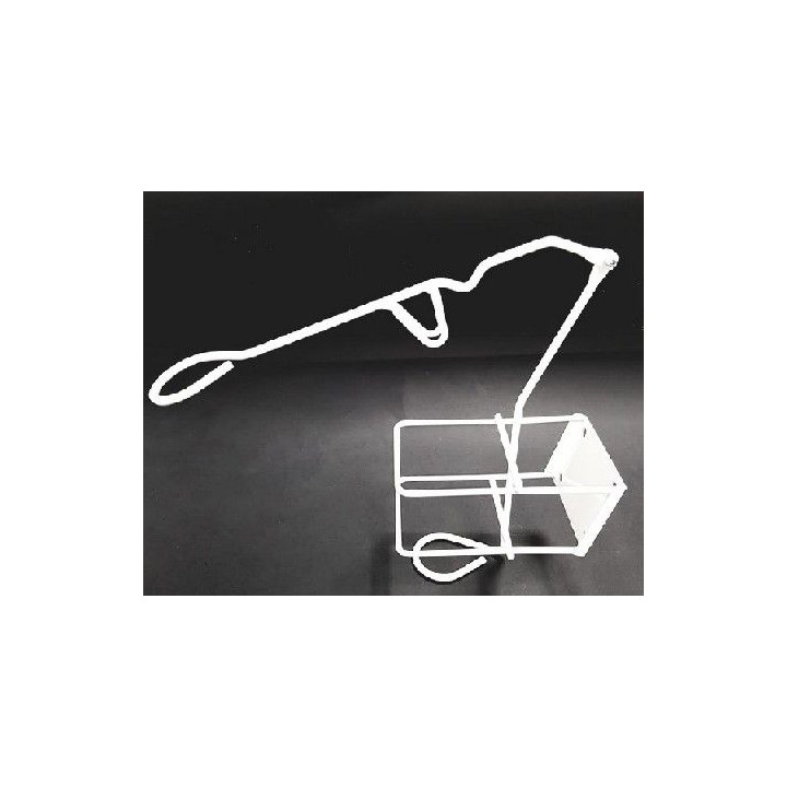 Dispensador de pared Aluminio blanco 500 ml