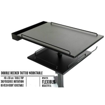 Mesa de trabajo dos estantes