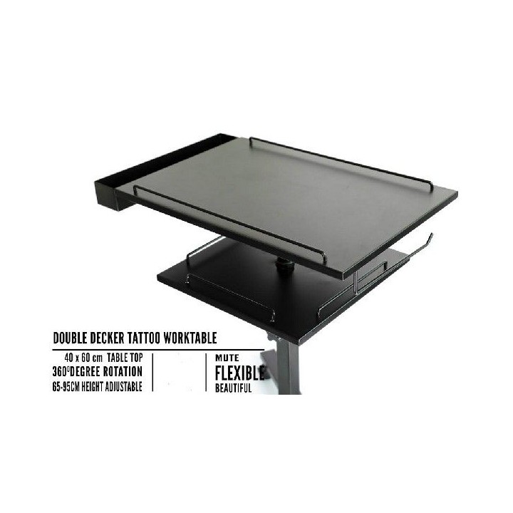 Mesa de trabajo dos estantes