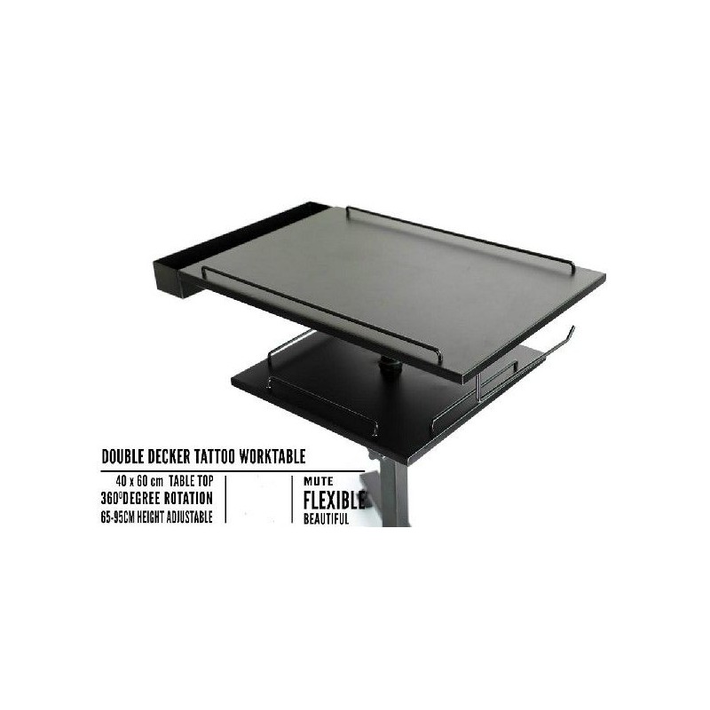 Mesa de trabajo dos estantes