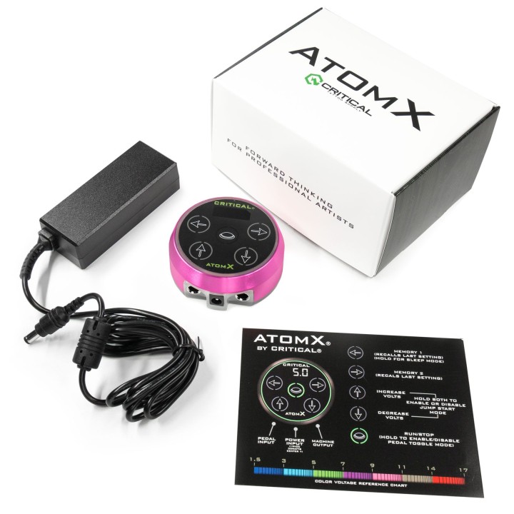 Fuente Critical Atom X rosa pink