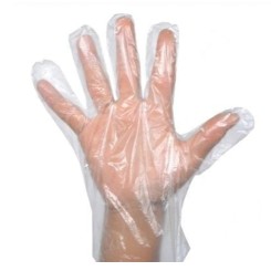 Guantes plástico pack 40