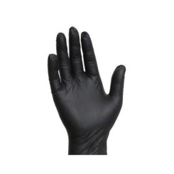 Guantes negros nitrilo