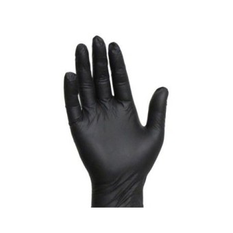 Guantes negros nitrilo