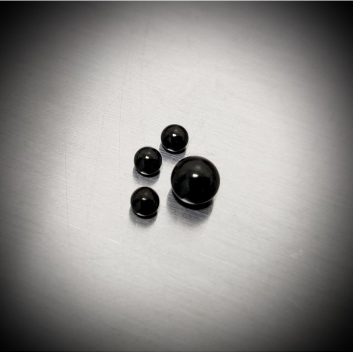 Bola Negra Rosca de Acero Quirúrgico