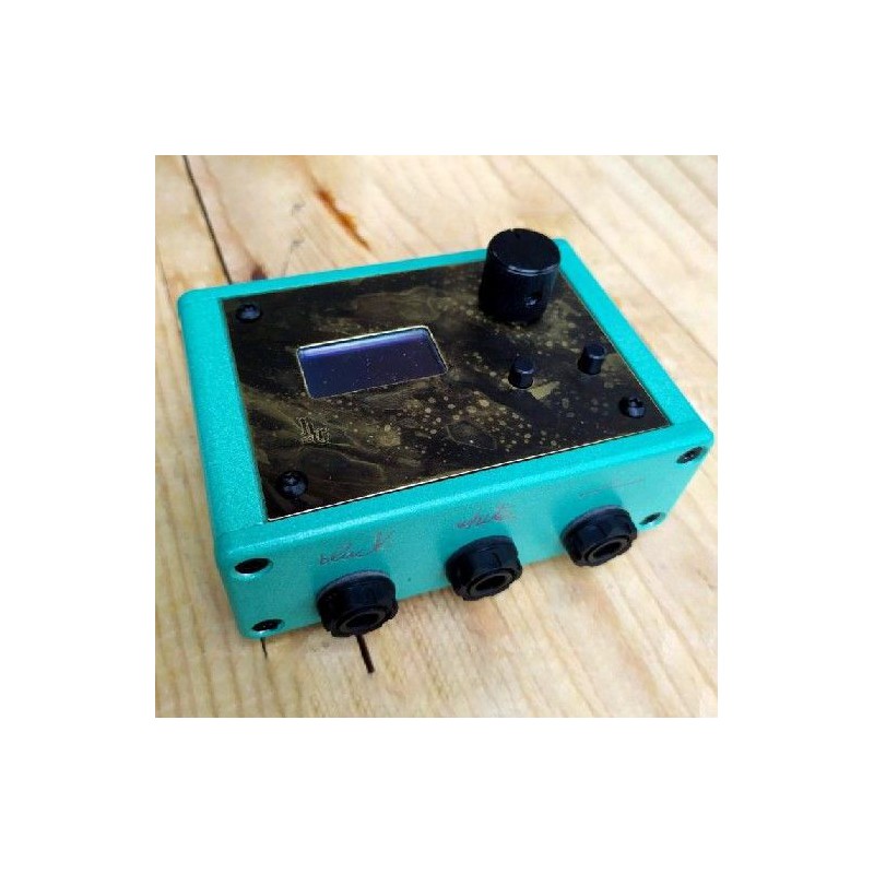 OM TATTOO DISTRESSED LIGHT TURQUOISE CON SENSOR (ACID BRASS PLATE SPECIAL)