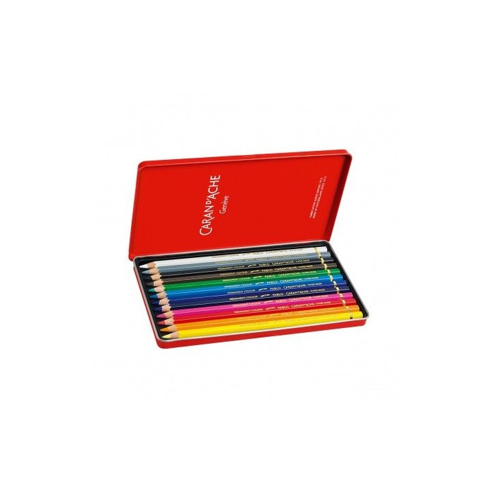 Sets Lápices Color Pablo Caran d'Ache 12u Pro-Arts Tattoo Supplies