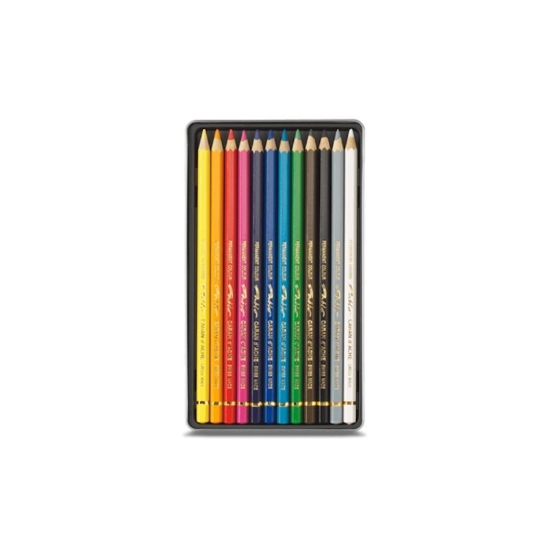 Sets Lápices Color Pablo Caran d'Ache 12u Pro-Arts Tattoo Supplies