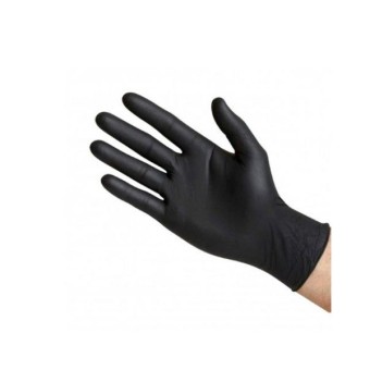 GUANTES LÁTEX NEGRO