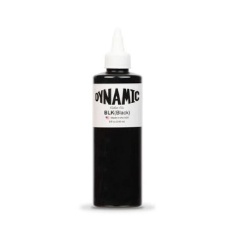 Tinta negra Dynamic Negro - Comprar online tamaño 30 ml y 240 ml.