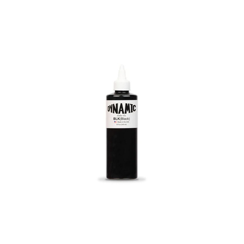 Tinta negra Dynamic Negro - Comprar online tamaño 30 ml y 240 ml.