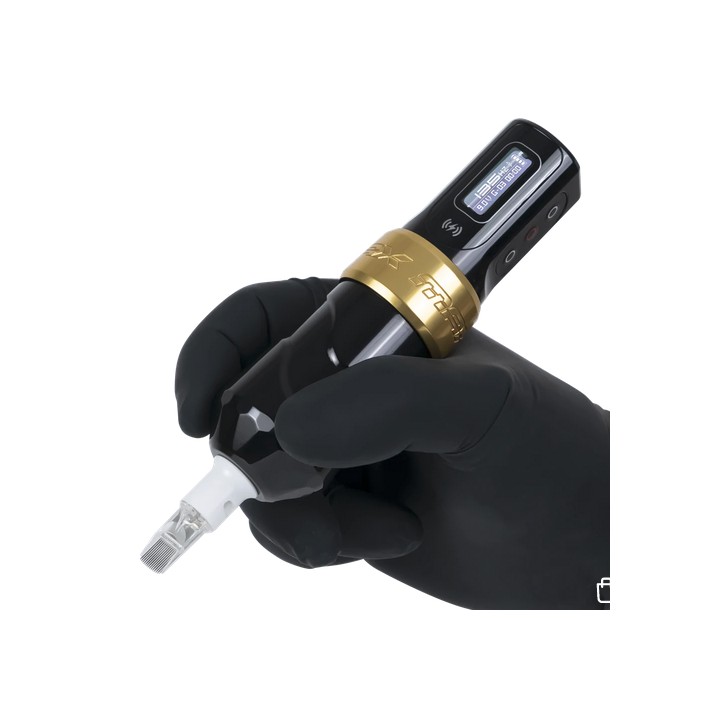 Máquina de tatuar inalámbrica  Flux Max Gold + 2 PowerBolts II