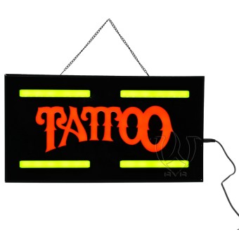 LETRERO LUMINOSO LED TATTOO