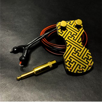 Pedal SAYAGATA NEGRA Hardcraft+clipcord