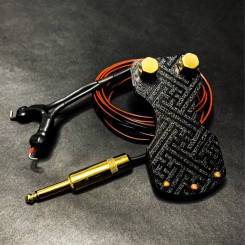 Pedal NEGRO SAYAGATA NEGRA Hardcraft+clipcord