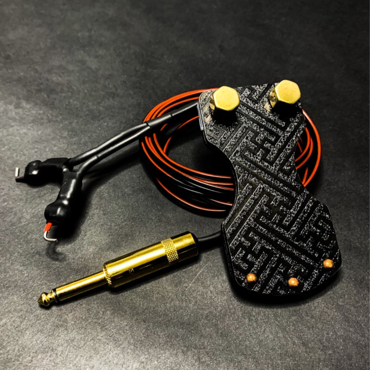 Pedal NEGRO SAYAGATA NEGRA Hardcraft+clipcord