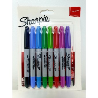 PACK 8 SHARPIE TWIN TIP