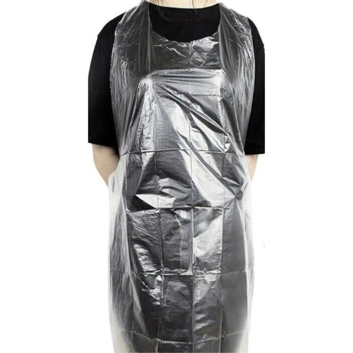 Delantal plastico transparente