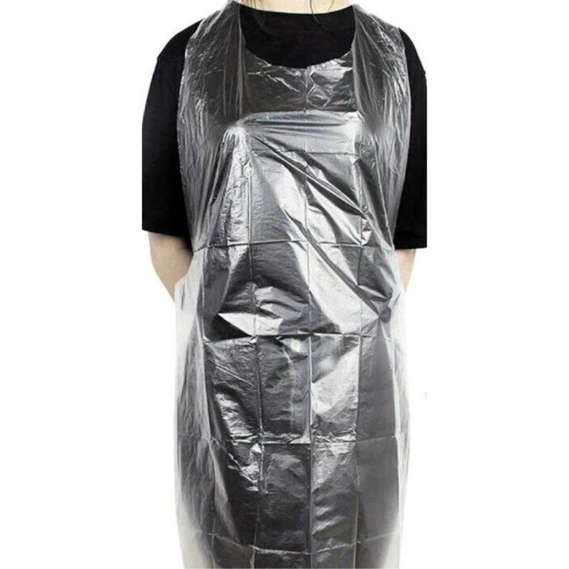 Delantal plastico transparente