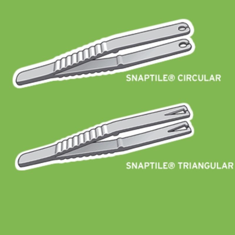 Pinza Triangular PINZA DE PIERCING DESECHABLE SNAPTILE