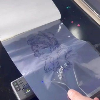 CLEAR CUT STENCILS - TRANSPARENT A4 THERMAL PAPER