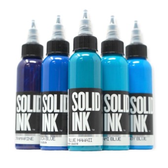 BLUE SET - Solid Ink - 5ud. de 30ml