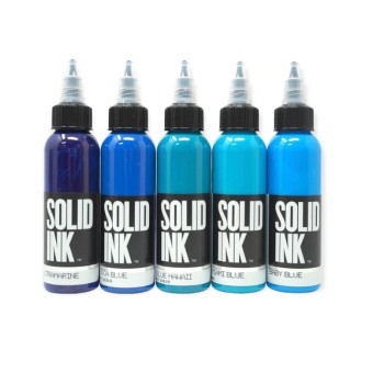 BLUE SET - Solid Ink - 5ud. de 30ml