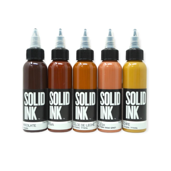 BROWN SET - Solid Ink - 5ud. de 30ml