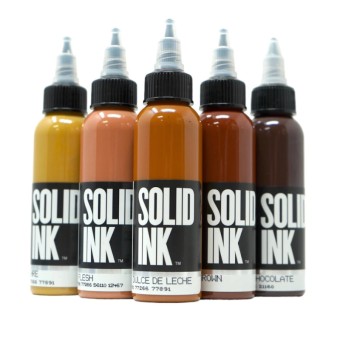 BROWN SET - Solid Ink - 5ud. de 30ml