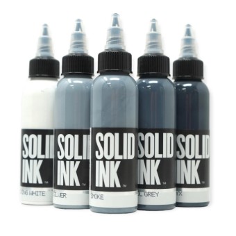 OPAQUE GREY SET - Solid Ink - 5ud. de 30ml