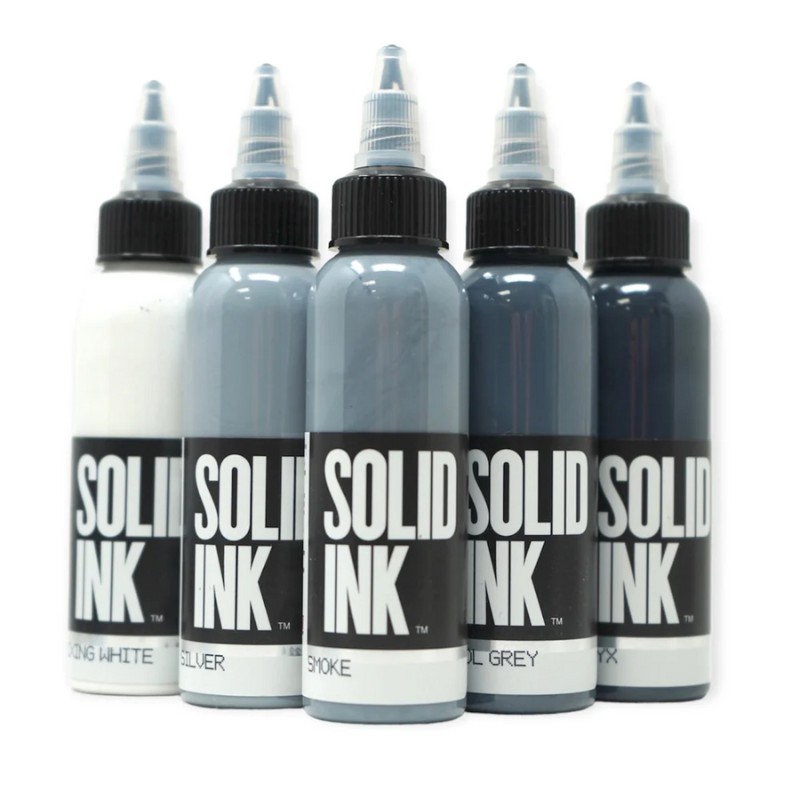 OPAQUE GREY SET - Solid Ink - 5ud. de 30ml