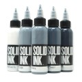 OPAQUE GREY SET - Solid Ink - 5ud. de 30ml
