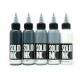 OPAQUE GREY SET - Solid Ink - 5ud. de 30ml