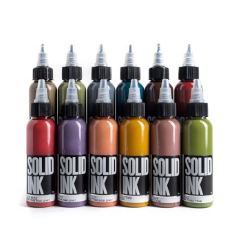 OPAQUE EARTH SET - Solid Ink - 12ud. de 30ml
