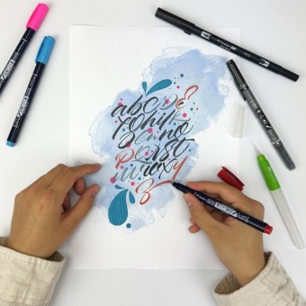SET URBAN LETTERING de Tombow