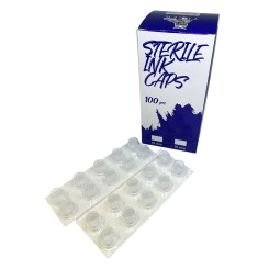 Caps estériles: 100 unidades Pro-Arts Tattoo Supplies